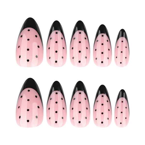 12 Sizes-24 Pcs Press On Nails JP4228