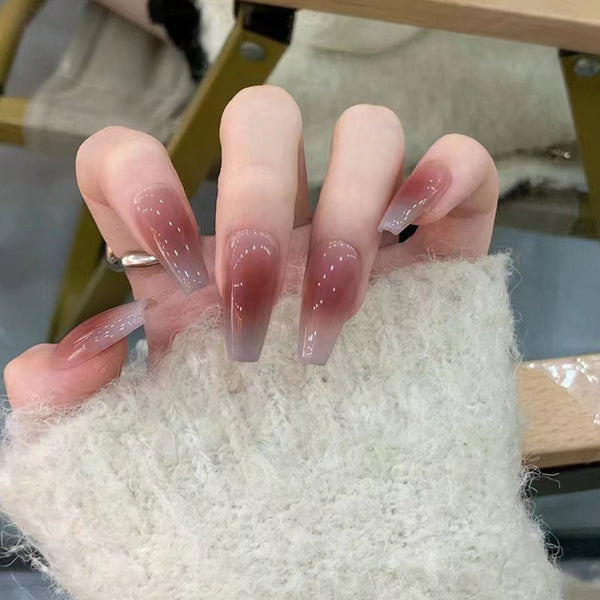 12 Sizes-24 Pcs Press On Nails R808