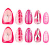12 Sizes-24 Pcs Press On Nails JP4036