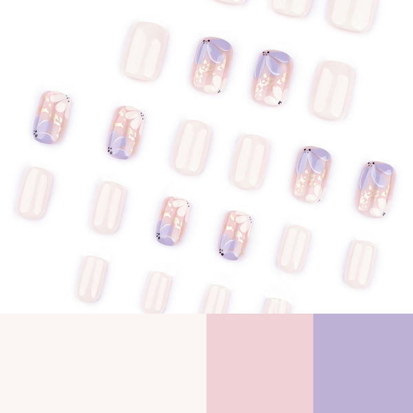 12 Sizes-24 Pcs Press On Nails JP3758