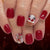 12 Sizes-24 Pcs Press On Nails C1295