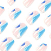 12 Sizes-24 Pcs Press On Nails JP2539