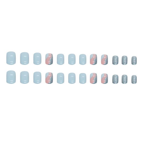 12 Sizes-24 Pcs Press On Nails W1242
