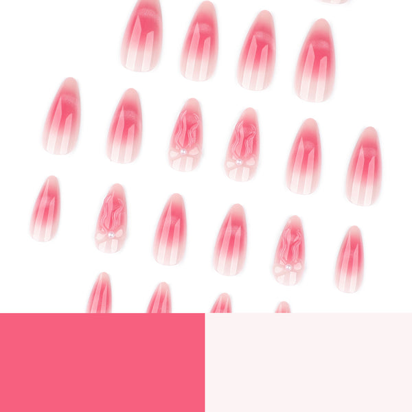 12 Sizes-24 Pcs Press On Nails JP4210