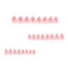 12 Sizes-24 Pcs Press On Nails JP3859