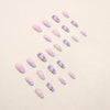 12 Sizes-24 Pcs Press On Nails Z560