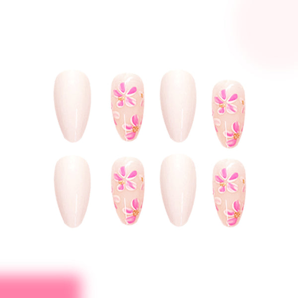 12 Sizes-24 Pcs Press On Nails C955