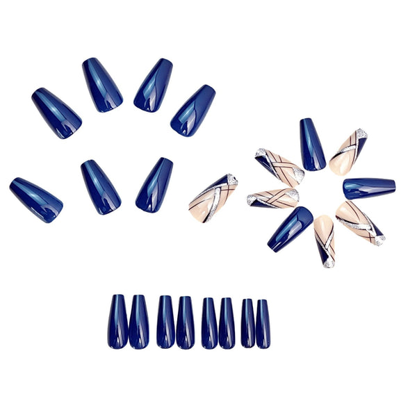 12 Sizes-24 Pcs Press On Nails Y2001
