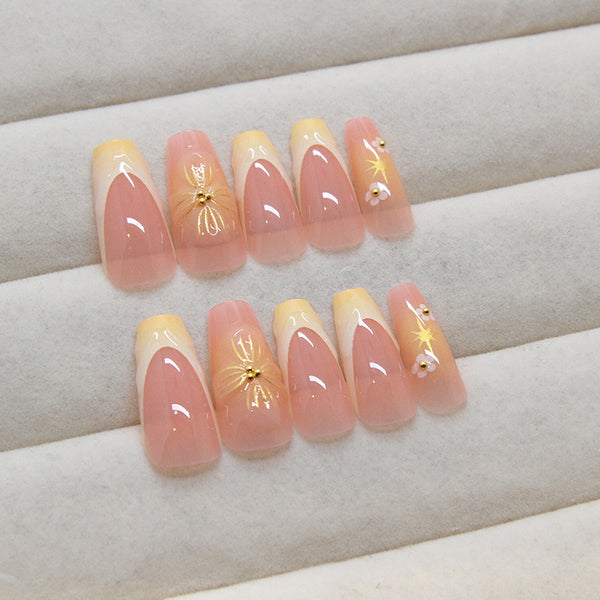 12 Sizes-24 Pcs Press On Nails Z925
