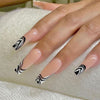 12 Sizes-24 Pcs Press On Nails JP1402