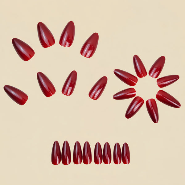 12 Sizes-24 Pcs Press On Nails Y1427