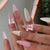 12 Sizes-24 Pcs Press On Nails Z1085