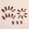 12 Sizes-24 Pcs Press On Nails R777
