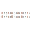 30 Pcs Press On Nails Z1398