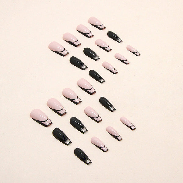 12 Sizes-24 Pcs Press On Nails W440