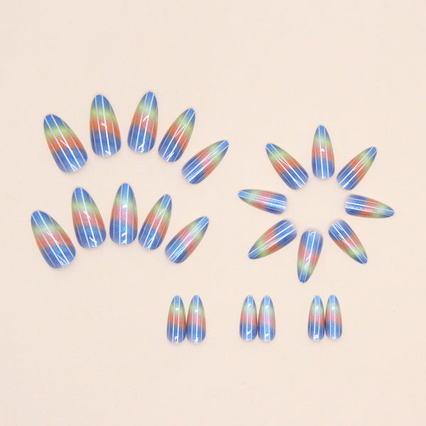 12 Sizes-24 Pcs Press On Nails W925