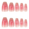 12 Sizes-24 Pcs Press On Nails JP4071