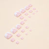 12 Sizes-24 Pcs Press On Nails F063