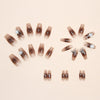 12 Sizes-24 Pcs Press On Nails Z612