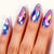 12 Sizes-24 Pcs Press On Nails Y1330