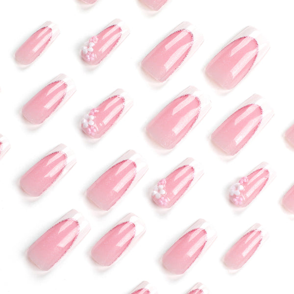 12 Sizes-24 Pcs Press On Nails JP2868