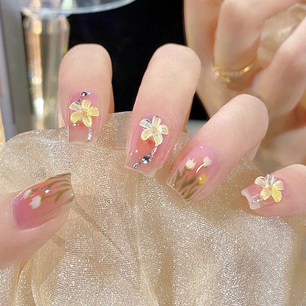 12 Sizes-24 Pcs Press On Nails Z396