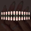 12 Sizes-24 Pcs Press On Nails C1325