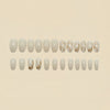 12 Sizes-24 Pcs Press On Nails Y1600