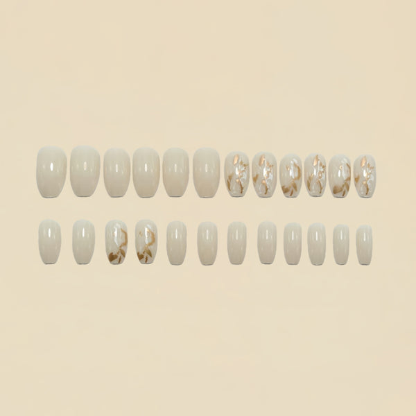 12 Sizes-24 Pcs Press On Nails Y1600