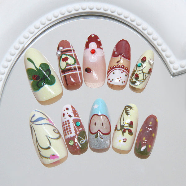 30 Pcs Press On Nails Z1229
