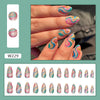 12 Sizes-24 Pcs Press On Nails W229