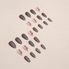 12 Sizes-24 Pcs Press On Nails W919