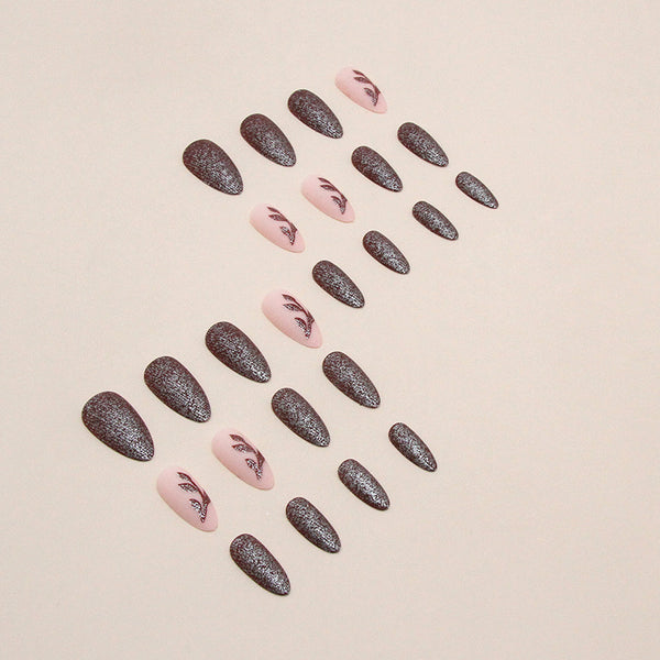 12 Sizes-24 Pcs Press On Nails W919