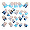 12 Sizes-24 Pcs Press On Nails Y1475
