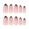 12 Sizes-24 Pcs Press On Nails JP4021