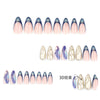 12 Sizes-24 Pcs Press On Nails JP3389