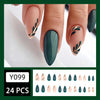 12 Sizes-24 Pcs Press On Nails Y099