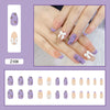 12 Sizes-24 Pcs Press On Nails Z082