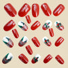 12 Sizes-24 Pcs Press On Nails Y1257