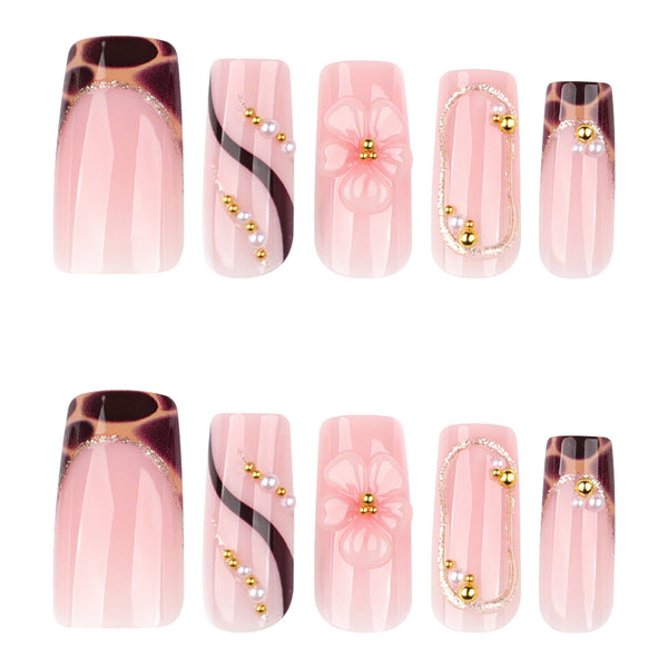 12 Sizes-24 Pcs Press On Nails JP4280