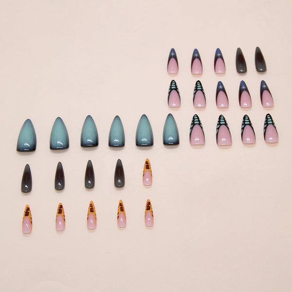 30 Pcs Press On Nails W2156