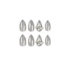 12 Sizes-24 Pcs Press On Nails JP948