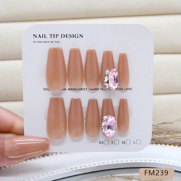 12 Sizes-24 Pcs Press On Nails FM239-S