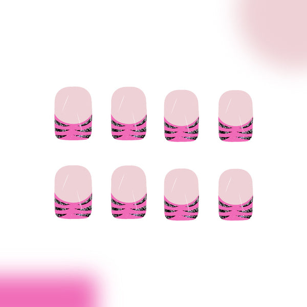 12 Sizes-24 Pcs Press On Nails C766
