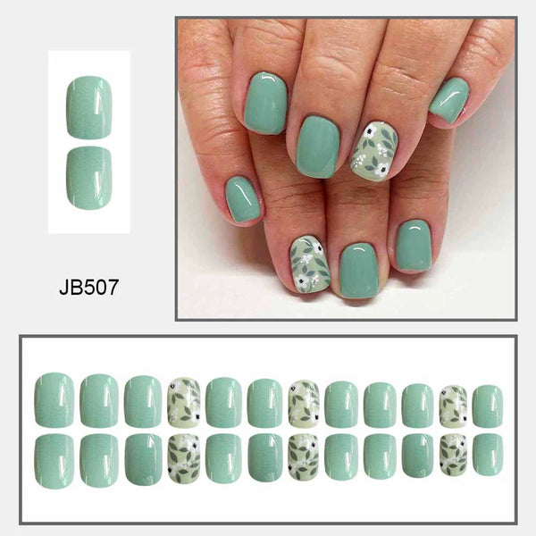 12 Sizes-24 PcsPress On NailsJB507