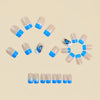 12 Sizes-24 Pcs Press On Nails Y1799
