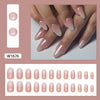 12 Sizes-24 Pcs Press On Nails W1676