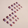 12 Sizes-24 Pcs Press On Nails W1312