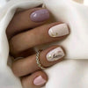 12 Sizes-24 Pcs Press On Nails W1074
