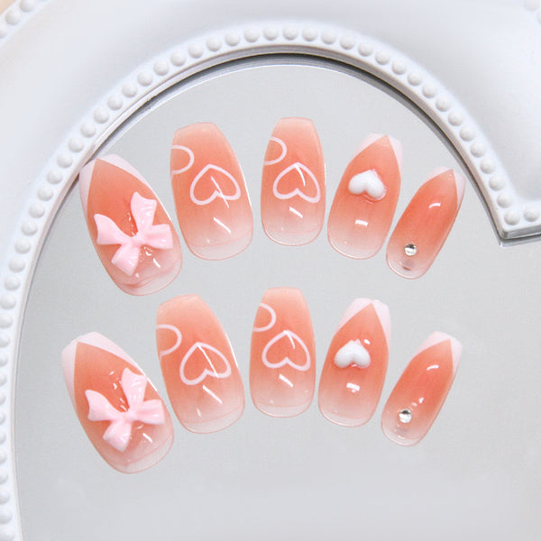 12 Sizes-24 PcsPress On Nails Z1136